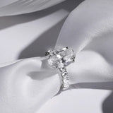 5 ct Oval Radiance Ring